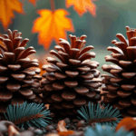 pinecone in autumn or winter for crafting