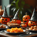 halloween brunch tablescape