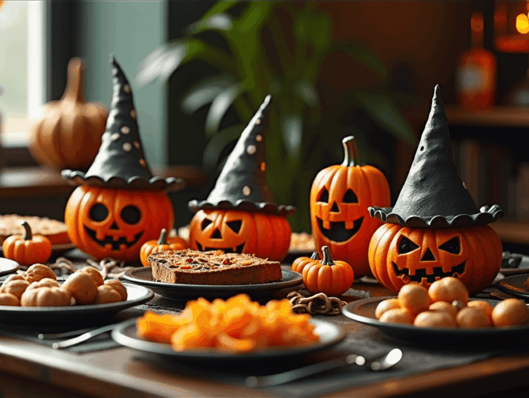 halloween brunch tablescape