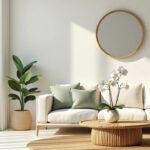 minimal decor for summer living room