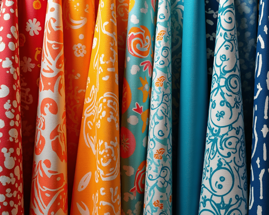 fabric textiles patterns and solid colors