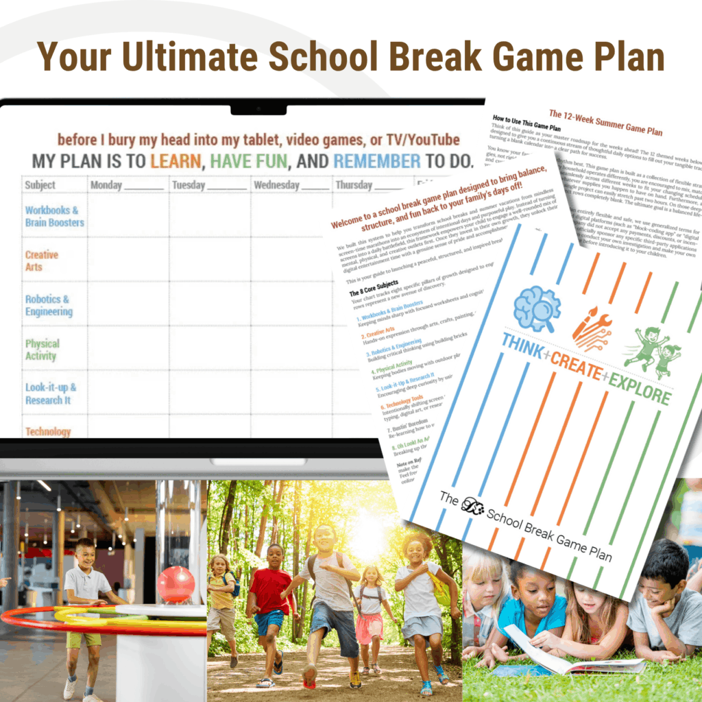 THINK+CREATE+EXPLORE - The DCS school break game plan