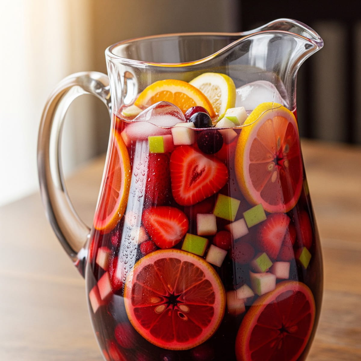 pitcher of red sangria