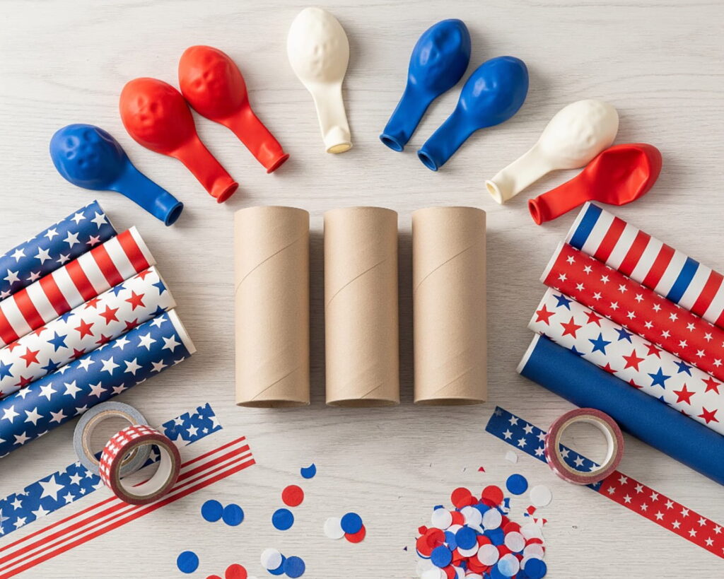 create it yourself (CIY) 4th of July party poppers