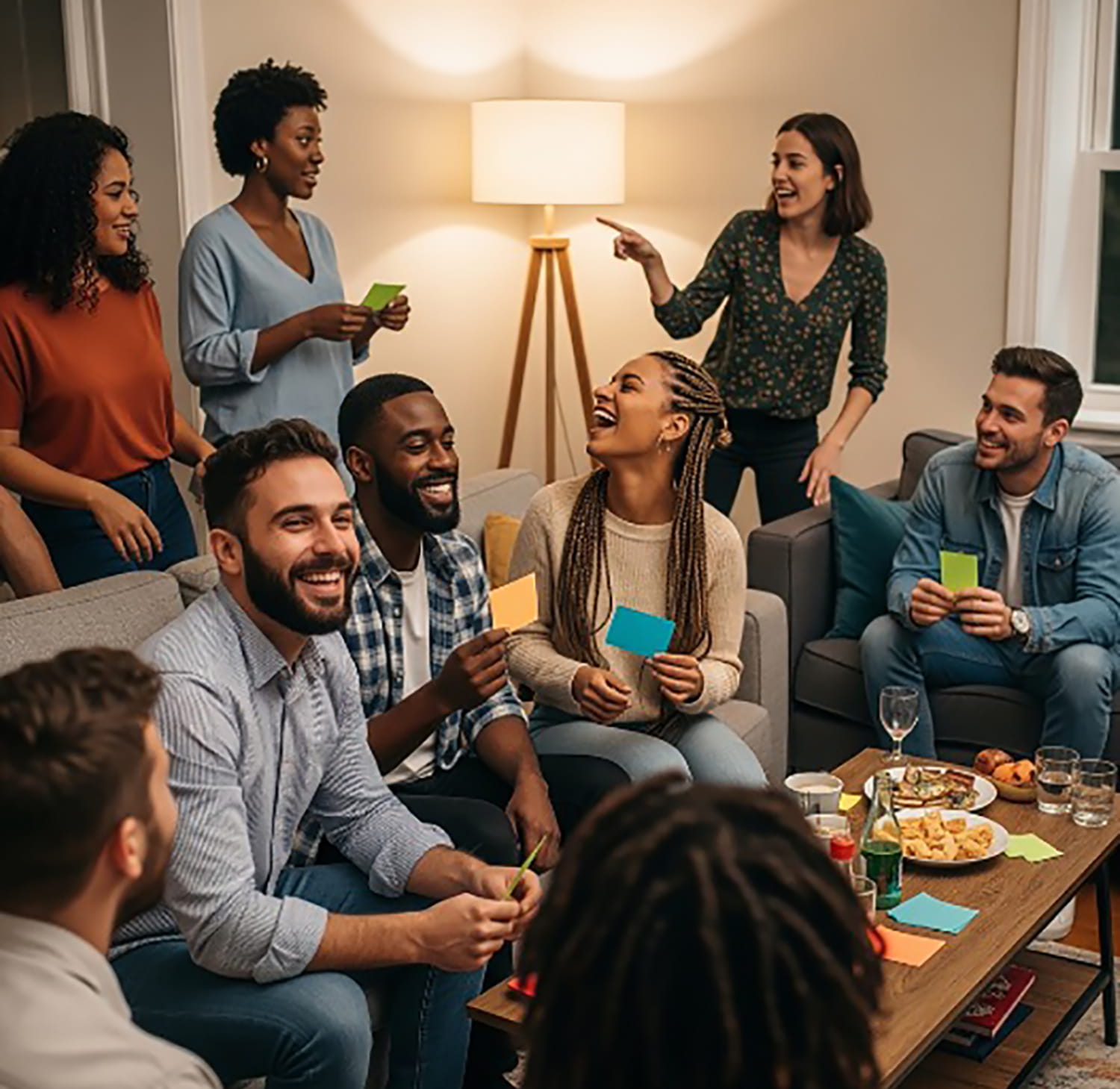 Mixed Guest List for a Party