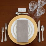 a simple formal table setting